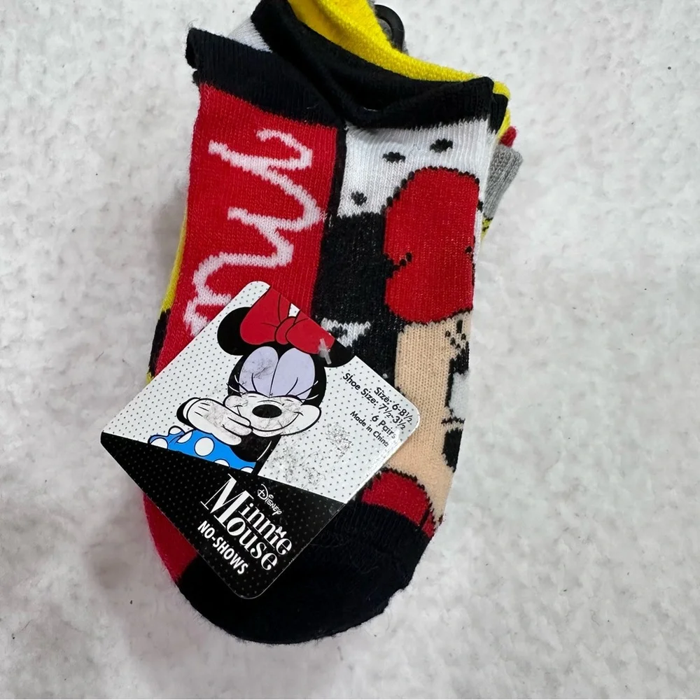 Girl’s Mickey and Minnie Mouse Socks
